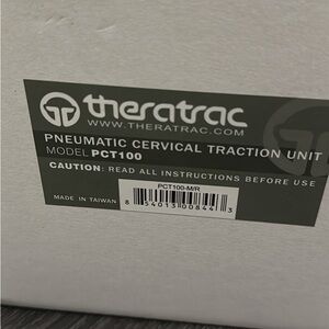 Theratrac pneumatic cervical traction (new in box)